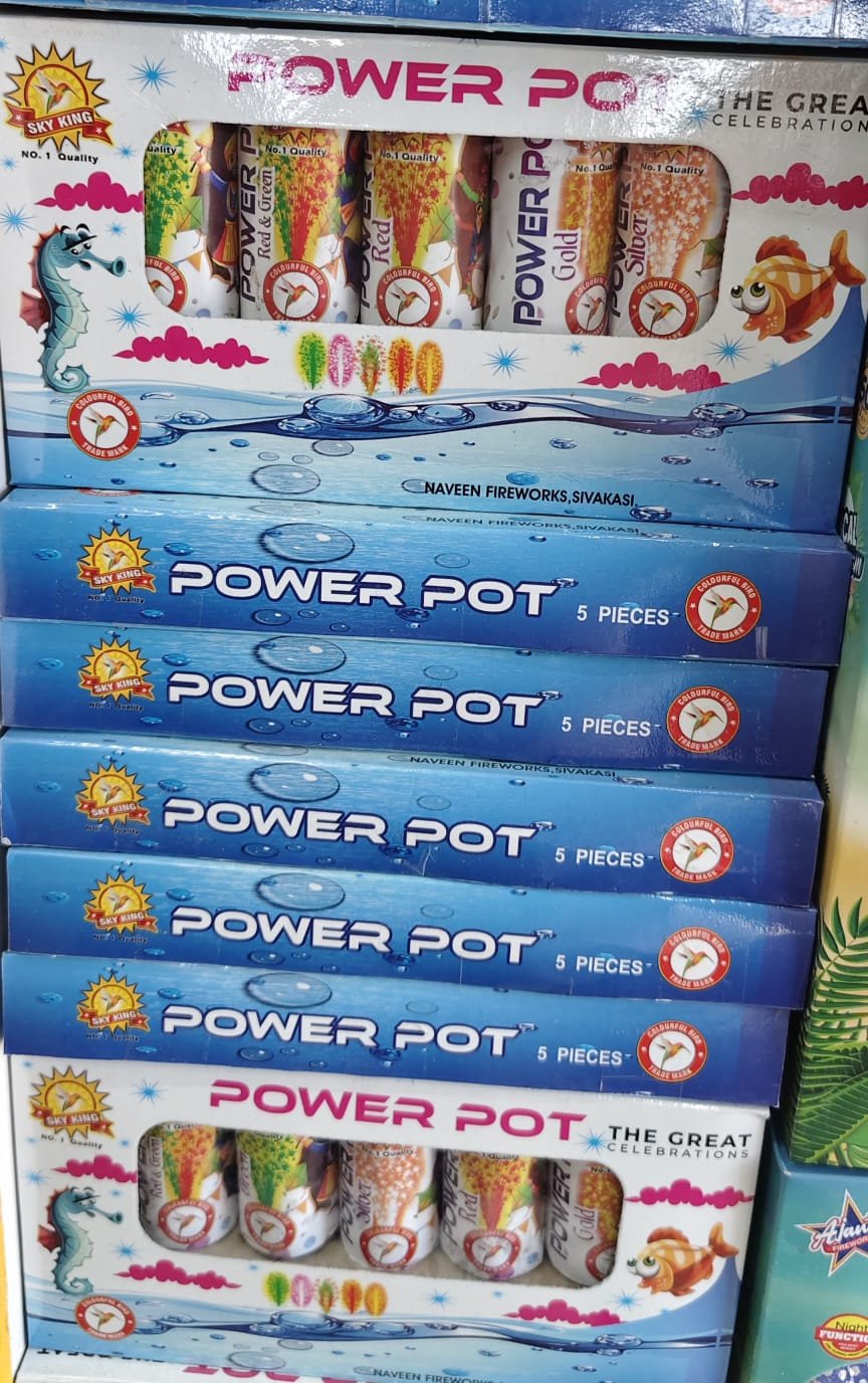 power pot 5 colour (5pcs)