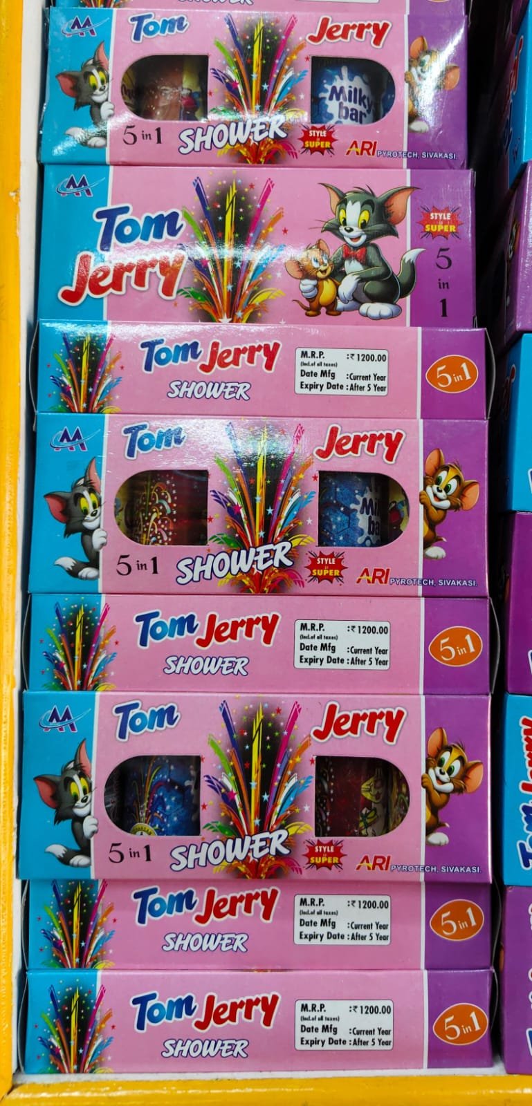 Tom jerry 5 in 1 colour (5pcs)