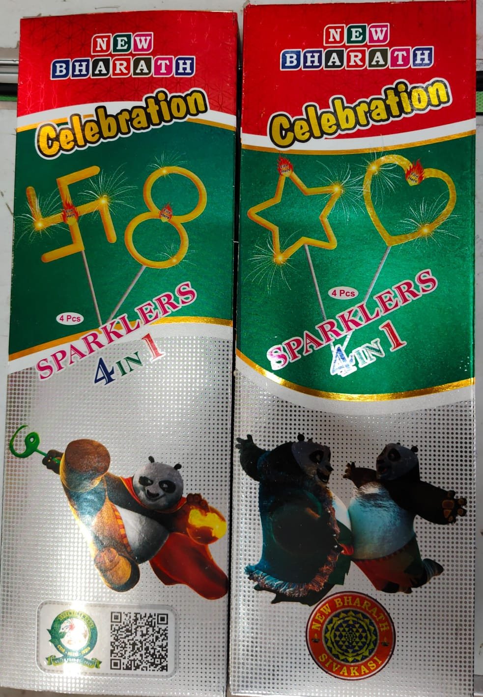 Celebration sparkler's 4 in 1 