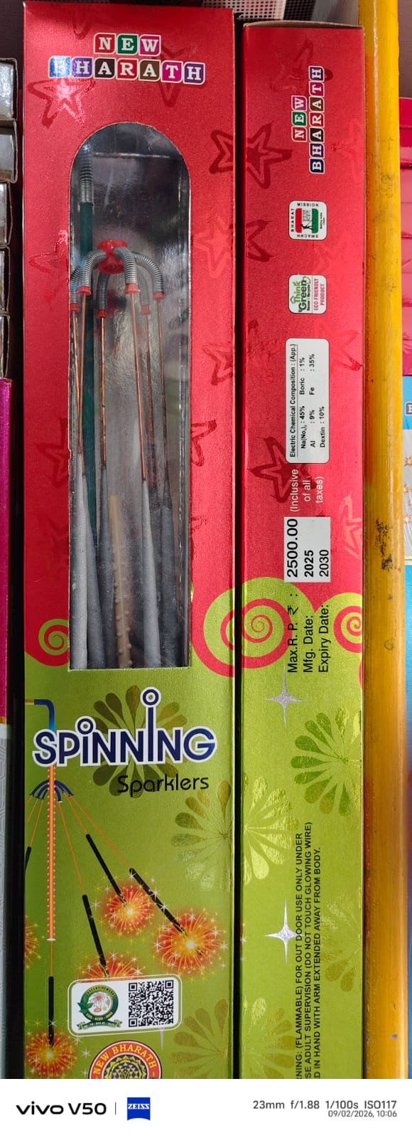 spinning sparks