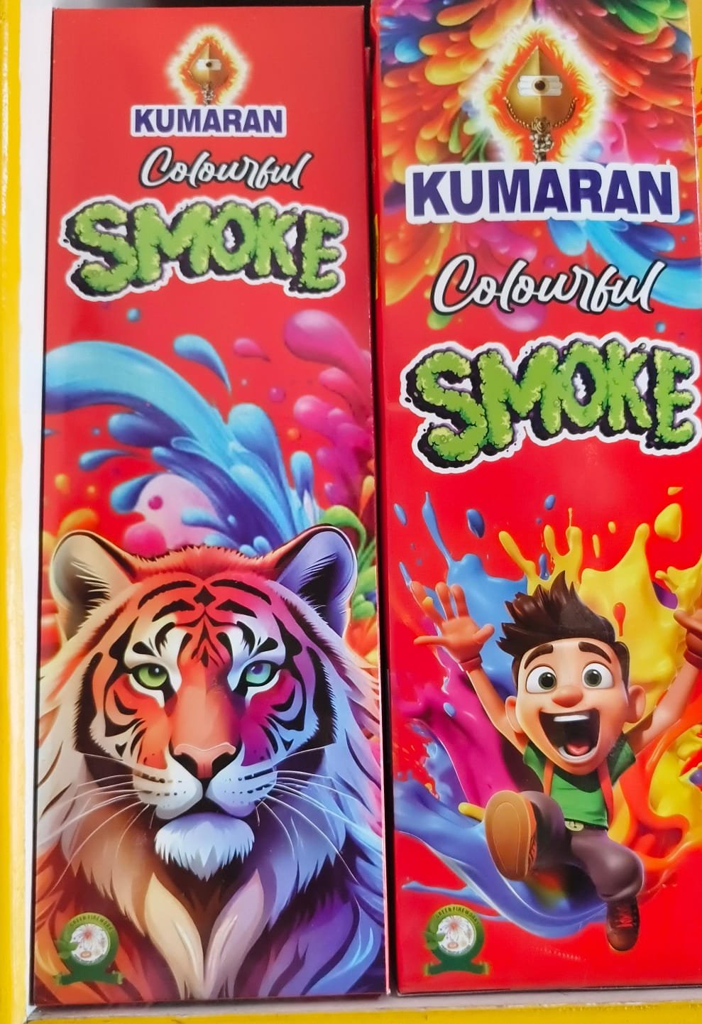 multi colour smoke