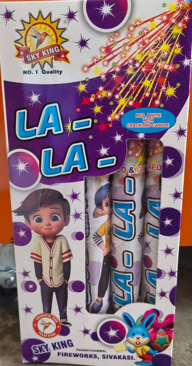 La-La-Mega Crackling Candle (3pcs)